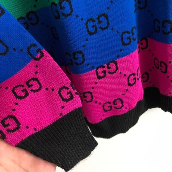 Women sweater long sleeve rainbow - Picture 3 of 7